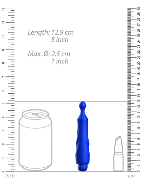 Mini vibro Dido 13cm Bleu Mini vibro Dido 13cm Bleu