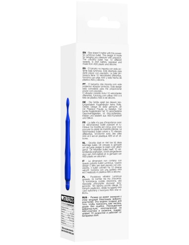 Mini vibro Dido 13cm Bleu