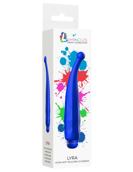 Mini vibro Lyra 15cm Bleu Mini vibro Lyra 15cm Bleu