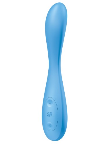 Vibro connecté G-SPOT FLEX 4+ Satisfyer 20cm Bleu