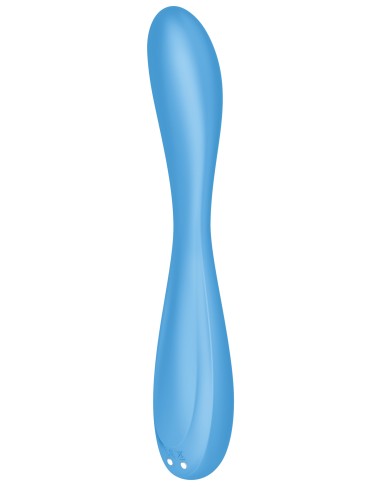 Vibro connecté G-SPOT FLEX 4+ Satisfyer 20cm Bleu