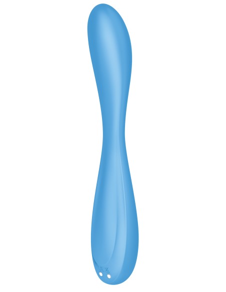 Vibro connecté G-SPOT FLEX 4+ Satisfyer 20cm Bleu