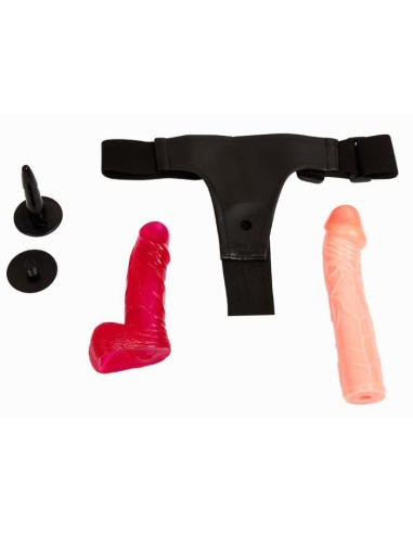 Gode ceinture Strap-On 2 Dildos