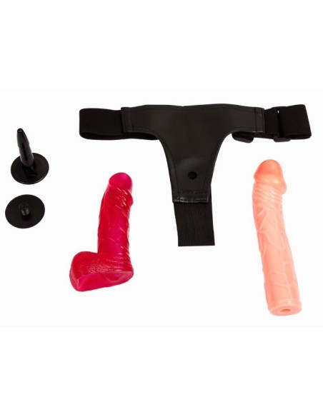 Gode ceinture Strap-On 2 Dildos
