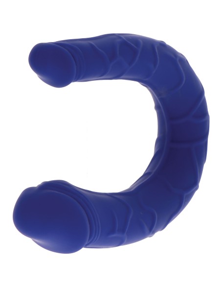 Mini Double gode U-Shape 11 x 3.1cm Bleu