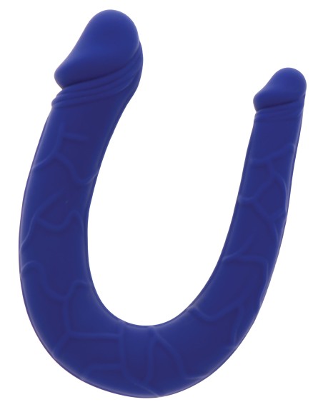 Mini Double gode U-Shape 11 x 3.1cm Bleu