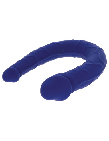 Mini Double gode U-Shape 11 x 3.1cm Bleu