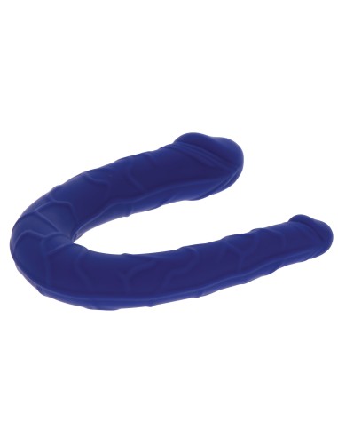 Mini Double gode U-Shape 11 x 3.1cm Bleu