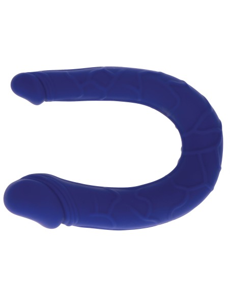 Mini Double gode U-Shape 11 x 3.1cm Bleu