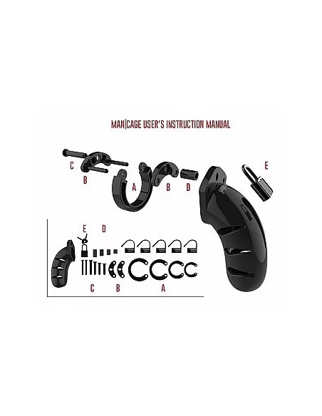 Chasteté ManCage modèle 01 9 x 4.2cm