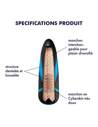 Tornado Bliss - Etui texturé Satisfyer Men