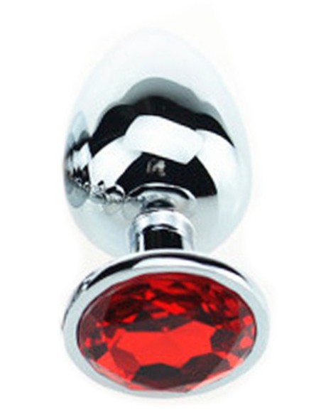 Plug bijou Spolly Large - Rouge 8.5 x 3.9cm Plug bijou Spolly Large - Rouge 8.5 x 3.9cm