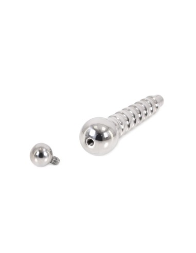 Plug percé Penis Screw Up 6.5cm - Diamètre 12.5mm