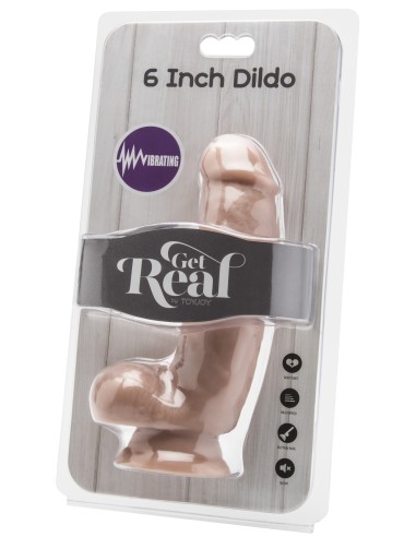 Gode vibrant Get Real 13 x 4 cm