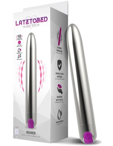 Vibro Renee 18 x 2.7cm Argenté