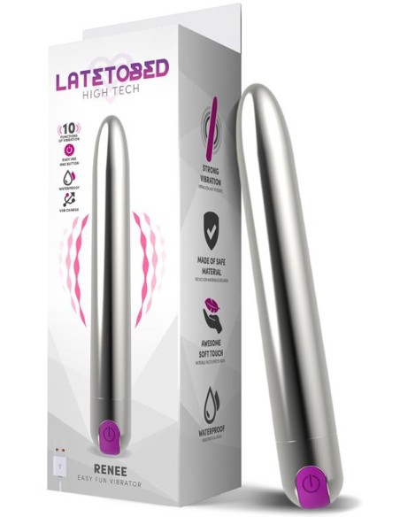 Vibro Renee 18 x 2.7cm Argenté