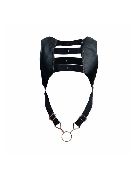 Harnais et Cockring DNGEON Noir - Singlet - 8