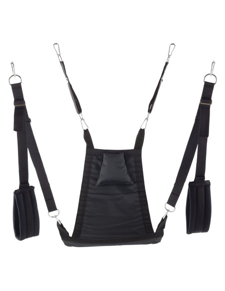 Sling en tissu Mykonos - Set complet - 4 Points Noir Sling en tissu Mykonos - Set complet - 4 Points Noir