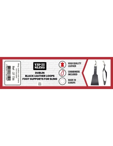 Supports pour Pieds en cuir Sling Dublin 32cm