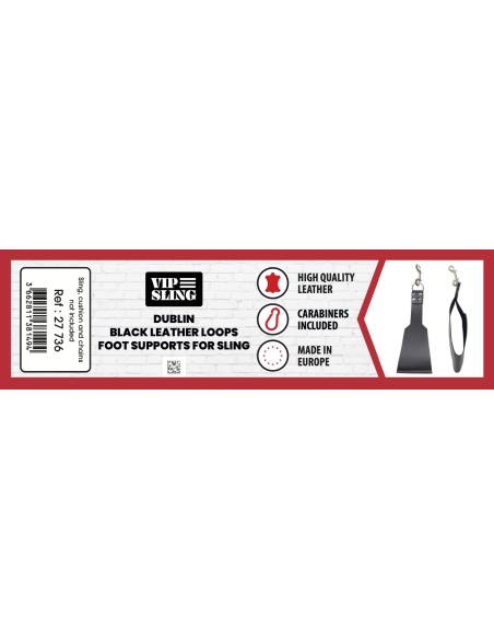 Supports pour Pieds en cuir Sling Dublin 32cm