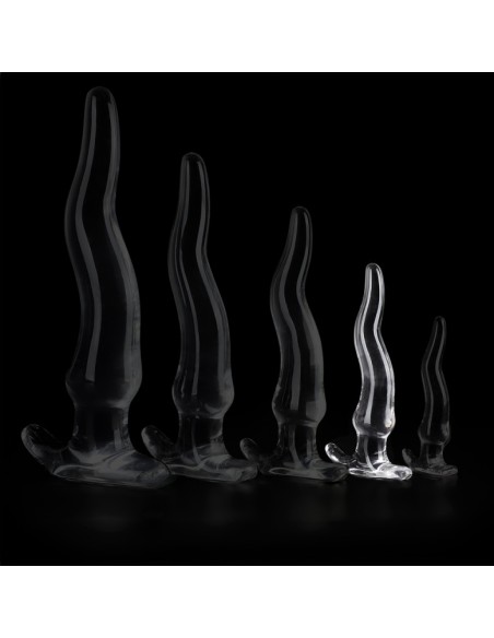 Plug transparent Lieps M 18 x 4cm Plug transparent Lieps M 18 x 4cm