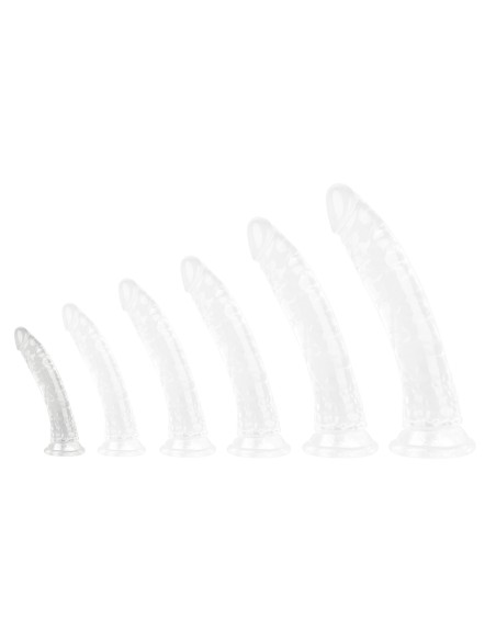 Gode transparent No Ball S 15 x 3.2cm Gode transparent No Ball S 15 x 3.2cm