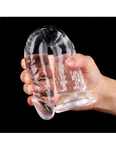Gode transparent No Ball XXL 26 x 5cm