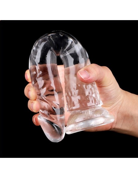 Gode transparent No Ball XXL 26 x 5cm Gode transparent No Ball XXL 26 x 5cm