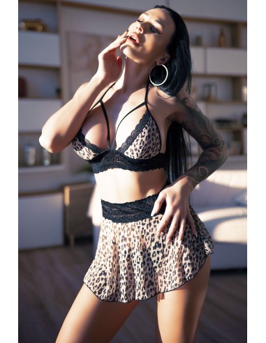 Ensemble 3 pièces Alice - Léopard
