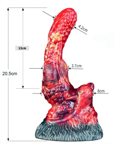 Gode Dragon SQUAREL 14 x 5.2cm