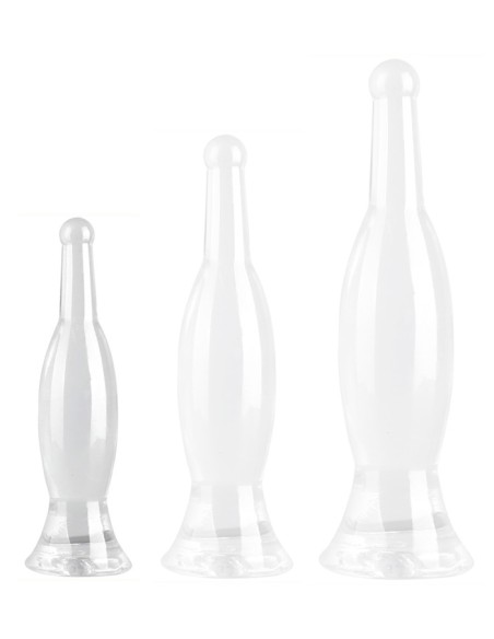 Plug transparent Bottle S 18 x 4.5cm Plug transparent Bottle S 18 x 4.5cm