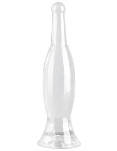 Plug transparent Bottle S 18 x 4.5cm
