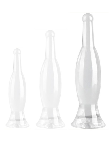 Plug transparent Bottle L 26 x 6.5cm Plug transparent Bottle L 26 x 6.5cm