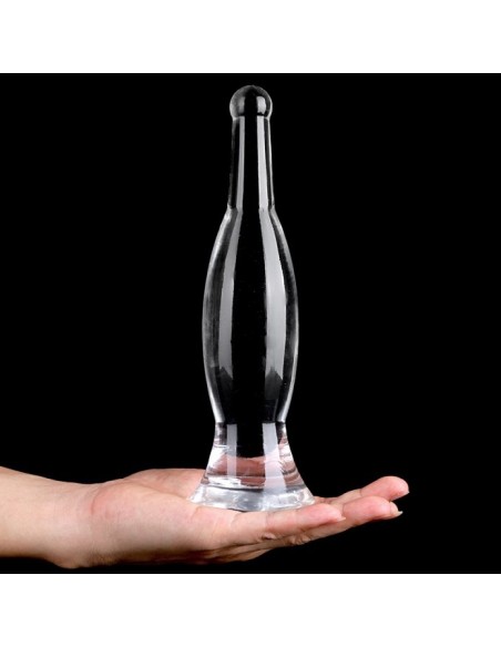 Plug transparent Bottle L 26 x 6.5cm Plug transparent Bottle L 26 x 6.5cm