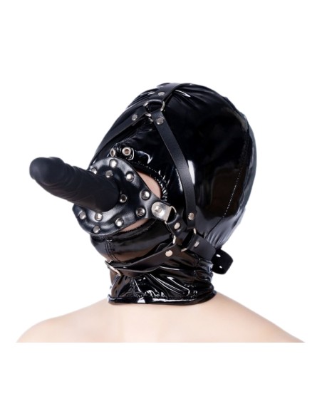 Bâillon avec gode Strap Dick 12cm Bâillon avec gode Strap Dick 12cm