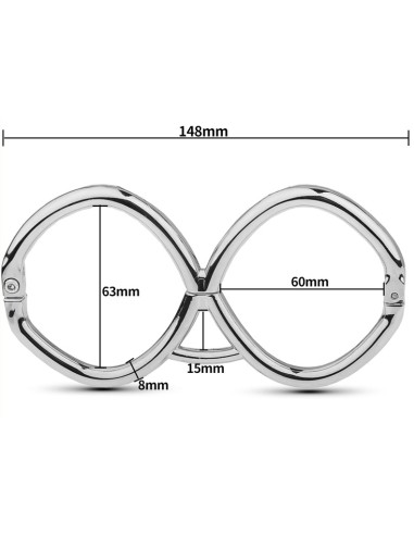 Menottes de poignets Hex 15cm