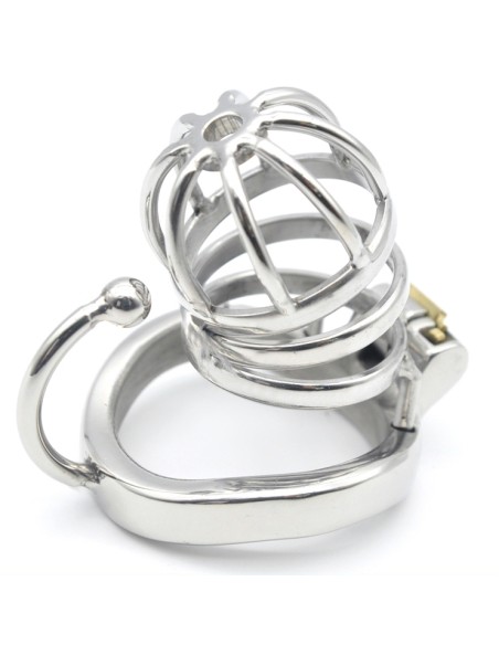 Cage de chasteté en métal Hooky 7.5 x 3.3cm Cage de chasteté en métal Hooky 7.5 x 3.3cm