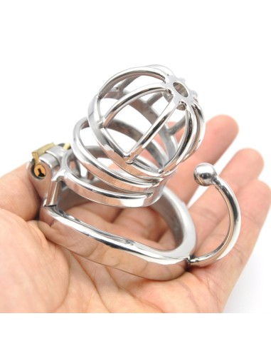 Cage de chasteté en métal Hooky 7.5 x 3.3cm