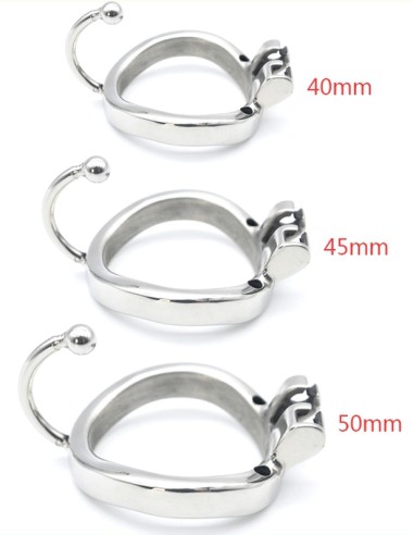 Cage de chasteté en métal Hooky 7.5 x 3.3cm