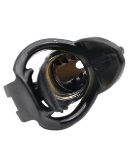 Cage de chasteté à picots Barby 9 x 3.1cm Noire