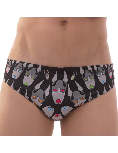 Slip de bain FETISH DOG Noir Slip de bain FETISH DOG Noir