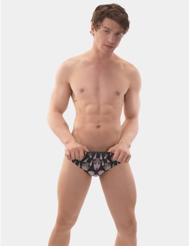 Slip de bain FETISH DOG Noir