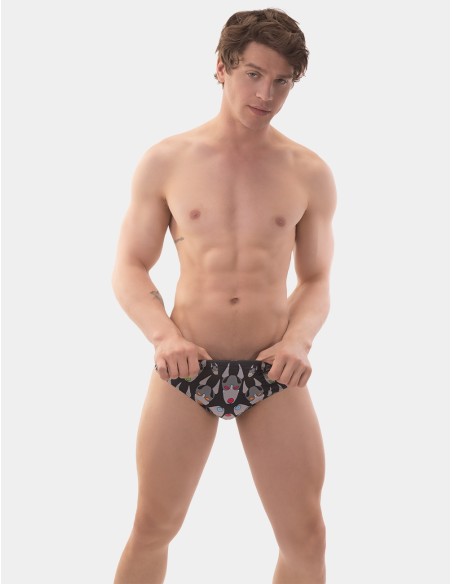 Slip de bain FETISH DOG Noir Slip de bain FETISH DOG Noir