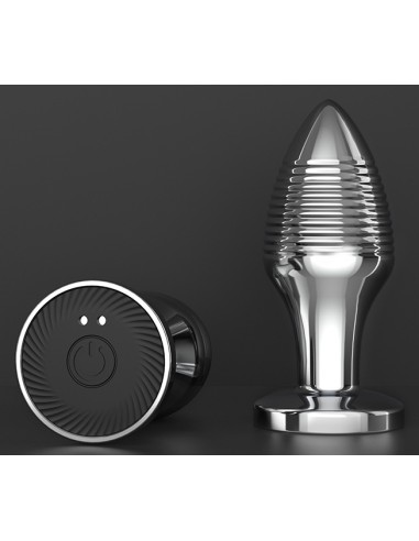 Plug vibrant télécommandé Alu Stry 6.5 x 2.9cm