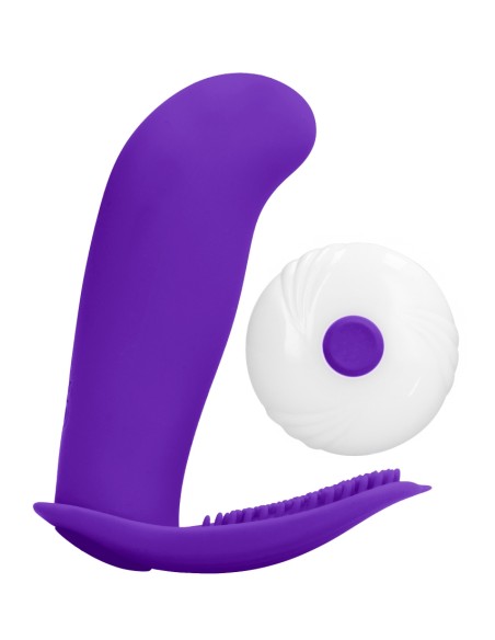 Stimulateur vibrant LEON 8.5 x 3cm Violet