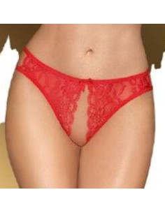 Culotte ouverte NAUGHTY VALENTINE Rouge