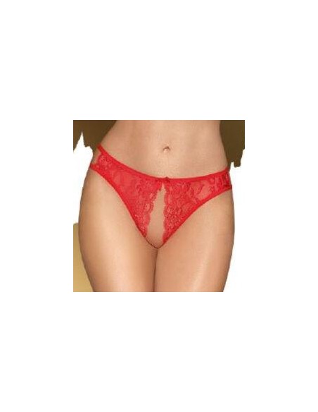 Culotte ouverte NAUGHTY VALENTINE Rouge Culotte ouverte NAUGHTY VALENTINE Rouge