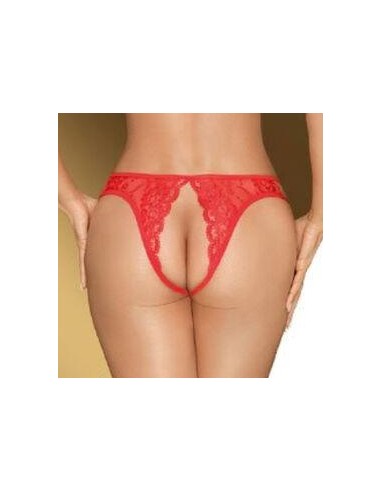 Culotte ouverte NAUGHTY VALENTINE Rouge