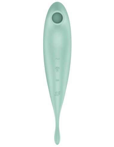 Stimulateur à clitoris connecté Twirling Pro Satisfyer Vert
