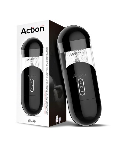 Masturbateur automatique Einar Action 10 Vibrations